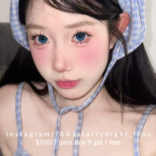 將圖片載入圖庫檢視器 現貨 醬醬藍莓🫐 af queen 藍色 blue 14.50mm 年拋 (兩片裝)🎀可預訂請撳度數選項中最下🎀 ✨$100/3對✨
