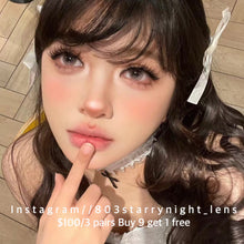 將圖片載入圖庫檢視器 現貨 沉淪粉霧海🩷 AfQueen 粉紅色 pink  14.50mm 年拋 (兩片裝) 🎀可預訂請撳度數選項中最下🎀 ✨$100/3對✨