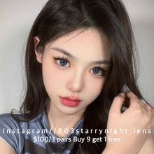 將圖片載入圖庫檢視器 現貨 冷空氣💙 AfQueen 藍色 blue 14.50mm 年拋 (兩片裝) 🎀可預訂請撳度數選項中最下🎀 ✨$100/3對✨