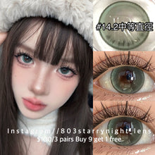 將圖片載入圖庫檢視器 現貨 淘氣修狗💚 綠色 green 14.20mm 半年拋 (兩片裝) 🎀可預訂請撳度數選項中最下🎀 ✨$100/3對✨