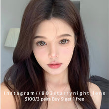 將圖片載入圖庫檢視器 現貨 月光小狗🐶🤎 af queen 啡色 brown 14.50mm 年拋 (兩片裝) 🎀可預訂請撳度數選項中最下🎀 ✨$100/3對✨