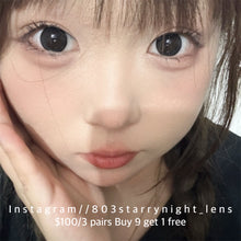 將圖片載入圖庫檢視器 新品預訂✨ 逃離銀河黑🖤 Tina 黑色 black 14.20mm 半年拋 (兩片裝) 🎀可預訂請撳度數選項中最下🎀 ✨$100/3對✨