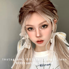 將圖片載入圖庫檢視器 現貨 冰鎮椰椰🩶  Tina 灰色 gray 14.20mm 半年拋 (兩片裝) 🎀可預訂請撳度數選項中最下🎀 ✨$100/3對✨