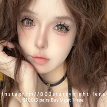 將圖片載入圖庫檢視器 現貨 遠洋桔梗🍊💛 af Queen 啡色 Bronw 14.50mm 年拋 (兩片裝)🎀可預訂請撳度數選項中最下🎀 ✨$100/3對✨