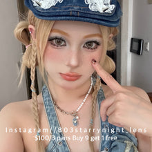 將圖片載入圖庫檢視器 現貨 海洋公主🩶 afqueen 灰色 gray 14.50mm 年拋 (兩片裝) 🎀可預訂請撳度數選項中最下🎀 ✨$100/3對✨