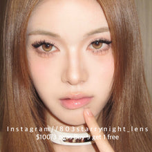 將圖片載入圖庫檢視器 現貨 土豆腦袋🧡 ovo  啡色 brown 14.50mm 半年拋 (兩片裝) 🎀可預訂請撳度數選項中最下🎀 ✨$100/3對✨