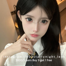 將圖片載入圖庫檢視器 現貨 黑桃愛麗絲🖤 af queen 黑色 black 14.50mm 年拋 (兩片裝) 🎀可預訂請撳度數選項中最下🎀 ✨$100/3對✨