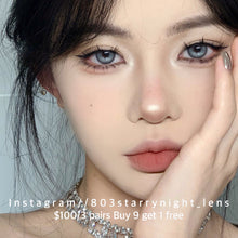 將圖片載入圖庫檢視器 現貨 黑化蘑菇🩶 clamido 灰色 gray 14.20mm 年拋 (兩片裝) 🎀可預訂請撳度數選項中最下🎀 ✨$100/3對✨