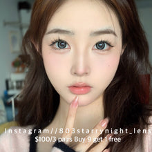 將圖片載入圖庫檢視器 現貨 反叛黑灰🩶 clamido 灰色 gray 14.50mm 年拋 (兩片裝) 🎀可預訂請撳度數選項中最下🎀 ✨$100/3對✨