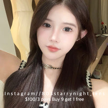 將圖片載入圖庫檢視器 現貨 嘿兔🩶 afqueen 灰色 gray 14.50mm 年拋 (兩片裝) 🎀可預訂請撳度數選項中最下🎀 ✨$100/3對✨