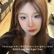 將圖片載入圖庫檢視器 現貨 快樂修狗🤎 Tina啡色 brown 14.20mm 半年拋 (兩片裝) 🎀可預訂請撳度數選項中最下🎀 ✨$100/3對✨