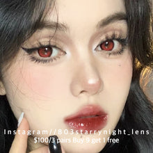 將圖片載入圖庫檢視器 現貨 血泣玫瑰🩸🌹 ovo 紅色 red 14.50mm 半年拋 (兩片裝)🎀可預訂請撳度數選項中最下🎀 ✨$100/3對✨