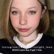 將圖片載入圖庫檢視器 現貨 藍毒🩵 ovo 藍色 blue 14.00mm 半年拋 (兩片裝) 🎀可預訂請撳度數選項中最下🎀 ✨$100/3對✨