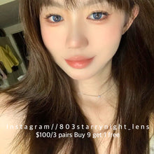 將圖片載入圖庫檢視器 新品預訂✨ 水滴光環🩵 Tina 灰藍色 blue 14.20mm 半年拋 (兩片裝) 🎀可預訂請撳度數選項中最下🎀 ✨$100/3對✨