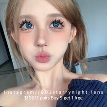 將圖片載入圖庫檢視器 現貨 末世藍海💙 afqueen 藍色 blue 14.50mm 年拋 (兩片裝) 🎀可預訂請撳度數選項中最下🎀 ✨$100/3對✨