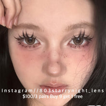 將圖片載入圖庫檢視器 現貨 逃離銀河棕🌌🤎 tina 棕色 brown 14.20mm 半年拋 (兩片裝) 🎀可預訂請撳度數選項中最下🎀 ✨$100/3對✨