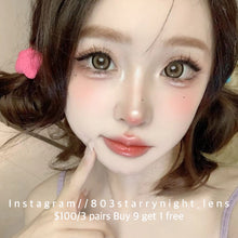 將圖片載入圖庫檢視器 現貨 月光小狗🐶🤎 af queen 啡色 brown 14.50mm 年拋 (兩片裝) 🎀可預訂請撳度數選項中最下🎀 ✨$100/3對✨