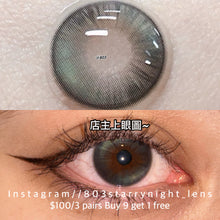 將圖片載入圖庫檢視器 現貨 漠河極光 💚 thestarlens 綠色 green 14.20mm 半年拋 (兩片裝) 🎀可預訂請撳度數選項中最下🎀 ✨$100/3對✨