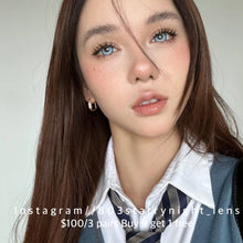 將圖片載入圖庫檢視器 新品預訂✨ 歐洲芭比🩵 af 藍色 blue 14.50mm 年拋 (兩片裝) 🎀可預訂請撳度數選項中最下🎀 ✨$100/3對✨