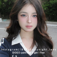 將圖片載入圖庫檢視器 現貨 北極冰種🩵 af Queen 藍色 blue 14.50mm 年拋 (兩片裝)🎀可預訂請撳度數選項中最下🎀 ✨$100/3對✨