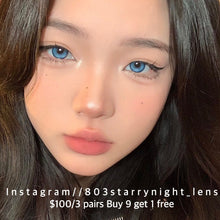 將圖片載入圖庫檢視器 現貨 失落人魚🧜🏻♀️🩵tina 藍色blue 14.20mm 年/半年拋 (兩片裝) 🎀可預訂請撳度數選項中最下🎀 ✨$100/3對✨