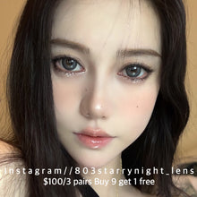 將圖片載入圖庫檢視器 現貨 椰子氣泡水 af Queen 灰色 gray 14.50mm 年拋 (兩片裝) 🎀可預訂請撳度數選項中最下🎀 ✨$100/3對✨