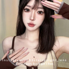 將圖片載入圖庫檢視器 新品預訂✨ 醬心可可🤎 af 棕色 brown 14.50mm 年拋 (兩片裝) 🎀可預訂請撳度數選項中最下🎀 ✨$100/3對✨