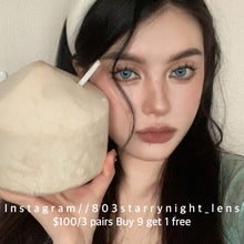 將圖片載入圖庫檢視器 現貨 賽博冰種🩵Clamido 藍色 blue14.20mm 年拋 (兩片裝) 🎀可預訂請撳度數選項中最下🎀 ✨$100/3對✨