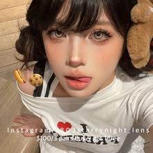 將圖片載入圖庫檢視器 新品預訂✨ 非洲朋友🤎 af 啡色 brown 14.50mm 年拋 (兩片裝) 🎀可預訂請撳度數選項中最下🎀 ✨$100/3對✨