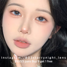 將圖片載入圖庫檢視器 新品預訂✨ 布魯魯💙 ovolook 藍色 blue 14.00mm 半年拋 (兩片裝) 🎀可預訂請撳度數選項中最下🎀 ✨$100/3對✨