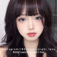 將圖片載入圖庫檢視器 現貨 夜吻維納斯🩵 af queen 藍色 blue 14.50mm 年拋 (兩片裝) 🎀可預訂請撳度數選項中最下🎀 ✨$100/3對✨