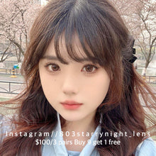 將圖片載入圖庫檢視器 現貨 小乃丸🤎clamido 啡色 brown 14.20mm 年拋 (兩片裝) 🎀可預訂請撳度數選項中最下🎀 ✨$100/3對✨