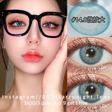 將圖片載入圖庫檢視器 現貨 俄羅斯女孩藍🇷🇺💙 買完不補❗️  clamido 藍色 Blue 14.0mm 年拋(兩片裝)✨$100/3對✨