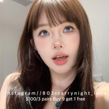 將圖片載入圖庫檢視器 現貨 冰水泡泡🫧🩵 af 藍色 blue 14.20mm 年拋(兩片裝)🎀可預訂請撳度數選項中最下🎀 ✨$100/3對✨