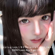 將圖片載入圖庫檢視器 新品預訂✨thestarlens 炸毛小貓🐈🖤 14.5mm 黑色 black 半年拋(兩片裝)🎀可預訂請撳度數選項中最下🎀 ✨$100/3對✨