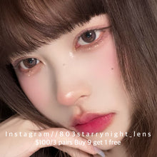 將圖片載入圖庫檢視器 新品預訂✨ 草莓晶 ovo 棕色 brown 14.20mm 半年拋 (兩片裝) 🎀可預訂請撳度數選項中最下🎀 ✨$100/3對✨