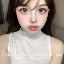 將圖片載入圖庫檢視器 現貨 莫奈粉咖🤎  af 啡色 brown 14.50mm 年拋 (兩片裝) 🎀可預訂請撳度數選項中最下🎀 ✨$100/3對✨