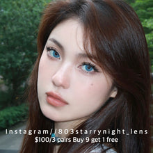 將圖片載入圖庫檢視器 現貨 路西法藍🩵 ovo藍色 blue 14.20mm 半年拋 (兩片裝) 🎀可預訂請撳度數選項中最下🎀 ✨$100/3對✨