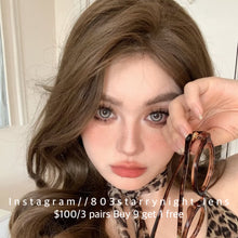 將圖片載入圖庫檢視器 新品預訂✨ 美洲女友🩶 af 灰色 gray 14.50mm 年拋 (兩片裝) 🎀可預訂請撳度數選項中最下🎀 ✨$100/3對✨