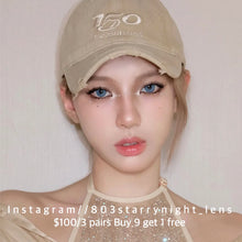 將圖片載入圖庫檢視器 現貨 金龍魚藍💙 Tina 藍色 blue 14.50mm 半年拋 (兩片裝) 🎀可預訂請撳度數選項中最下🎀 ✨$100/3對✨