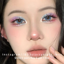 將圖片載入圖庫檢視器 新品預訂✨ 碎冰冰藍🩵 thestarlens 藍色 blue 14.50mm 半年拋 (兩片裝) 🎀可預訂請撳度數選項中最下🎀 ✨$100/3對✨