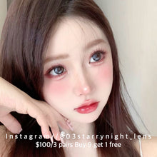 將圖片載入圖庫檢視器 現貨 月光小貓🐱🩶 af queen 灰色 gray 14.50mm 年拋 (兩片裝) 🎀可預訂請撳度數選項中最下🎀 ✨$100/3對✨