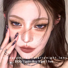 將圖片載入圖庫檢視器 現貨 冷空氣💙 AfQueen 藍色 blue 14.50mm 年拋 (兩片裝) 🎀可預訂請撳度數選項中最下🎀 ✨$100/3對✨