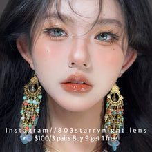 將圖片載入圖庫檢視器 現貨 AI蛇美人💚 Tina 綠色 green 14.20mm 半年拋 (兩片裝) 🎀可預訂請撳度數選項中最下🎀 ✨$100/3對✨
