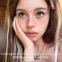 將圖片載入圖庫檢視器 現貨 尼斯湖綠🩵 Clamido藍色 綠色 green blue 14.20mm 年拋 (兩片裝) 🎀可預訂請撳度數選項中最下🎀 ✨$100/3對✨