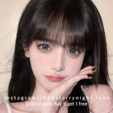 將圖片載入圖庫檢視器 現貨 那藍花園💙 afqueen 藍色 blue 14.50mm 年拋 (兩片裝) 🎀可預訂請撳度數選項中最下🎀 ✨$100/3對✨