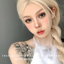 將圖片載入圖庫檢視器 現貨 薄荷種子💚 Tina 灰色 gray 14.20mm 半年拋 (兩片裝) 🎀可預訂請撳度數選項中最下🎀 ✨$100/3對✨