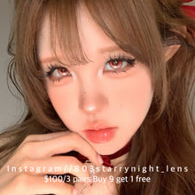 將圖片載入圖庫檢視器 新品預訂✨  熾熱玫瑰🌹❤️ thestarlens 紅色 brown 14.50mm 半年拋 (兩片裝) 🎀可預訂請撳度數選項中最下🎀✨$100/3對✨