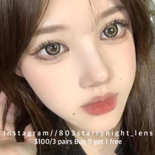 將圖片載入圖庫檢視器 現貨 甜櫻芭比棕🤎Xiyou 啡色 brown 14.50mm 年拋 (兩片裝)🎀可預訂請撳度數選項中最下🎀 ✨$100/3對✨