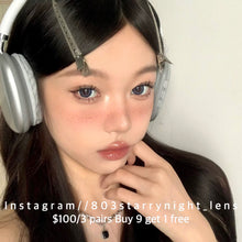 將圖片載入圖庫檢視器 現貨 冷空氣💙 AfQueen 藍色 blue 14.50mm 年拋 (兩片裝) 🎀可預訂請撳度數選項中最下🎀 ✨$100/3對✨